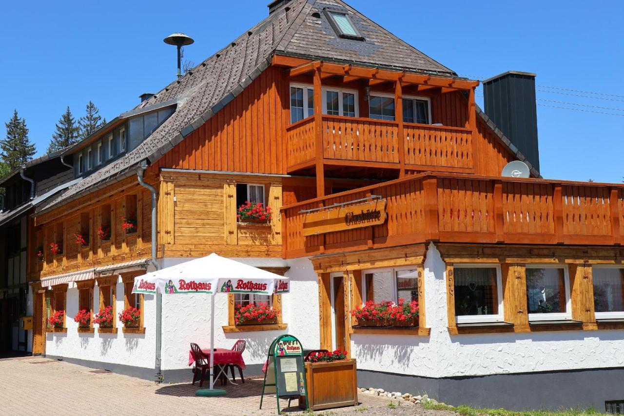 Hoehenpension Glashuette Bed&Breakfast Fruehstueckspension Hotel Garni 博恩多夫·因·斯瓦茨夫 外观 照片